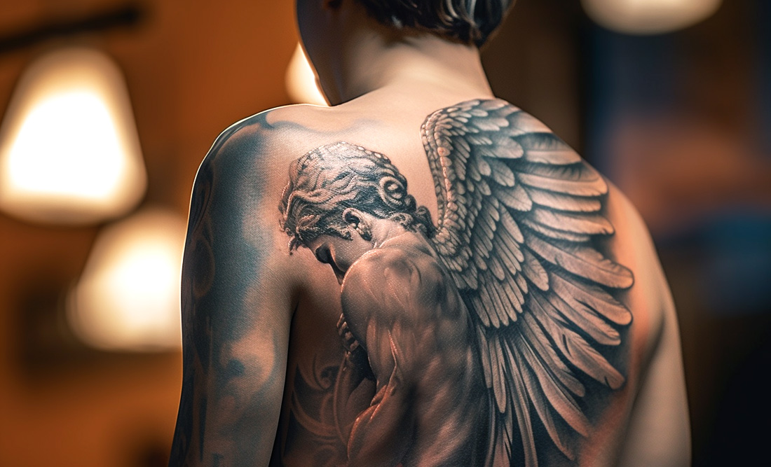 Strength and Power 55 Fallen Angel Tattoos To Lift Your Spirits  InkMatch