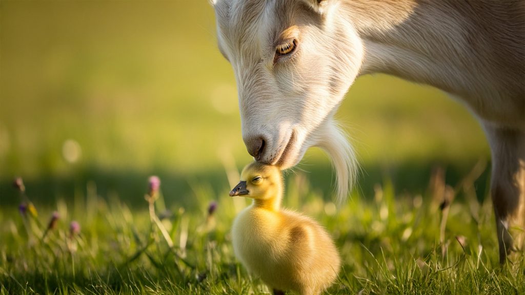Animals that Symbolize Love - Goat & Goose