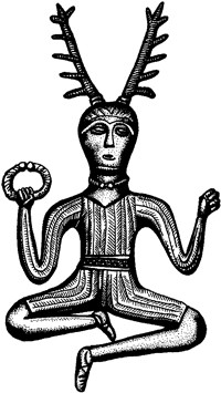 Celtic symbols of Cernunnos