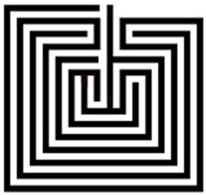 Hopi symbol Tapuat maze and symbol for life