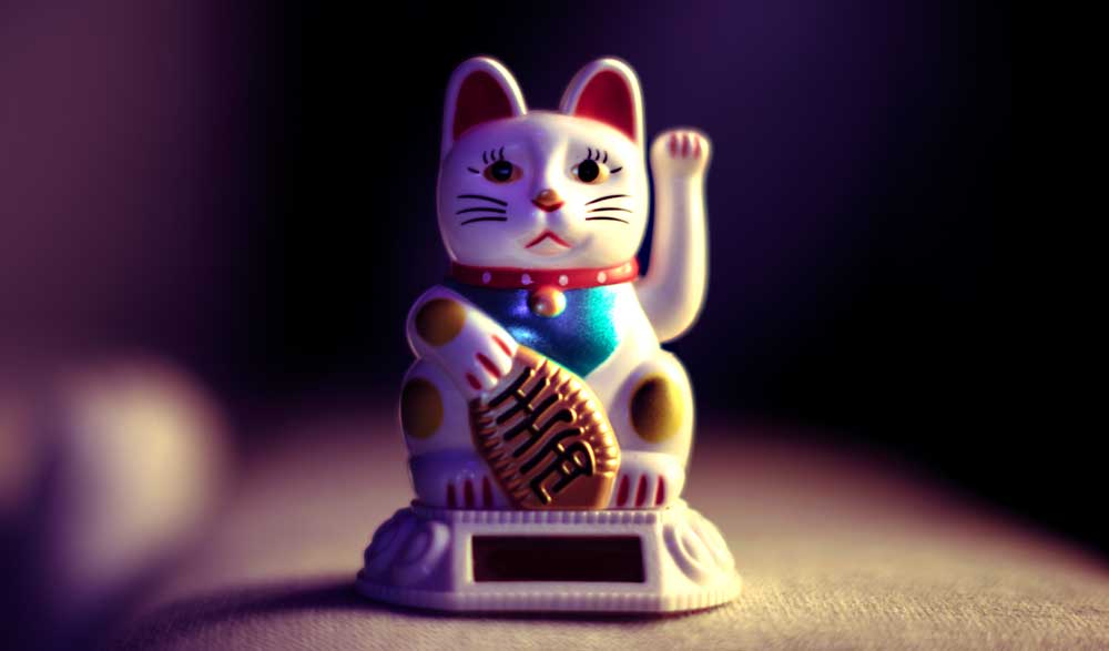 Maneki Neko Cat Good Luck for Business