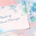 month of march meaning and symbols