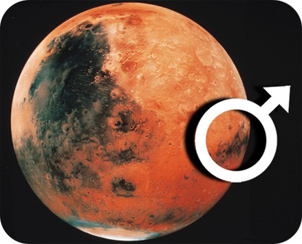 Que représente Mars spirituellement?