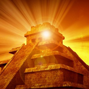 Mayan sun symbols