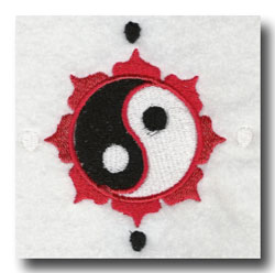 chinese lotus yin yang symbol meaning