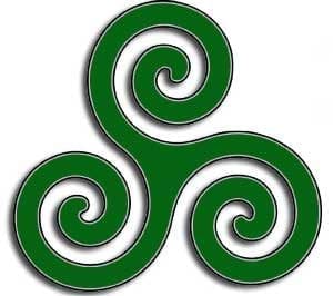 Celtic symbol triskelion