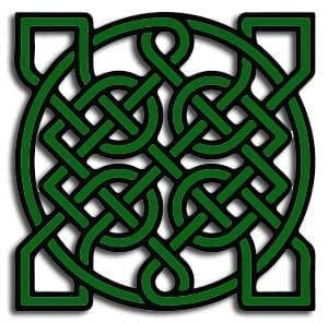 Celtic symbol four Tuatha clans