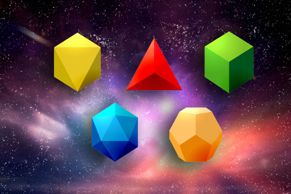 meaning of Platonic solids and symbols