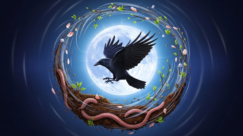 Crow Moon & Worm Moon Spiritual Symbolism