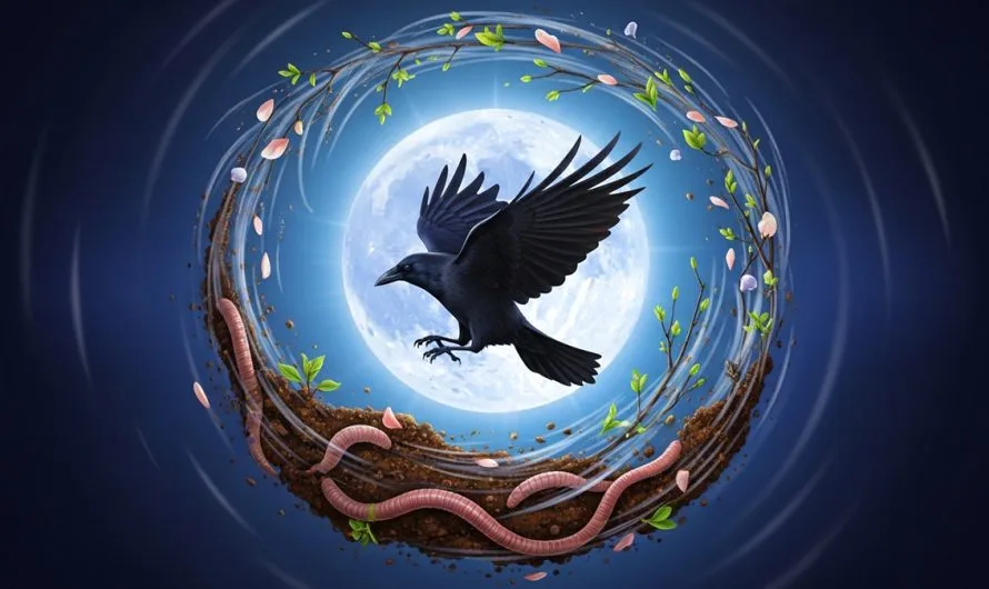 March Full Moon Meaning: Crow Moon & Worm Moon Spiritual Symbolism