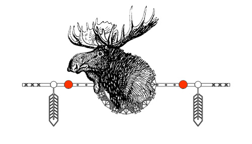 Native American Animal Birth Totem Moose