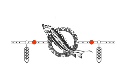 Native American Animal Birth Totem Sturgeon