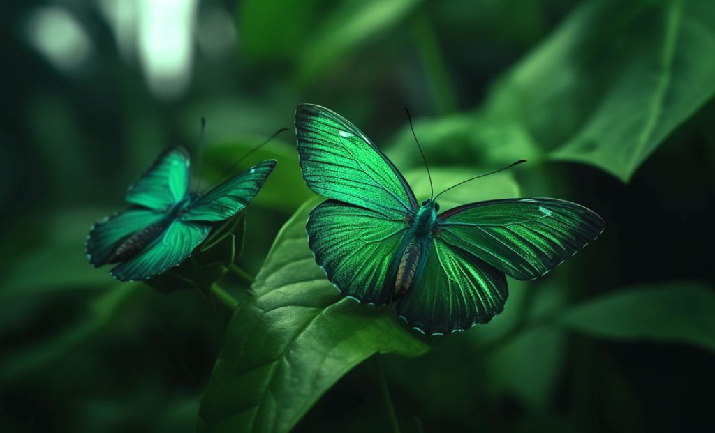 Meaning of Butterfly Colors Green