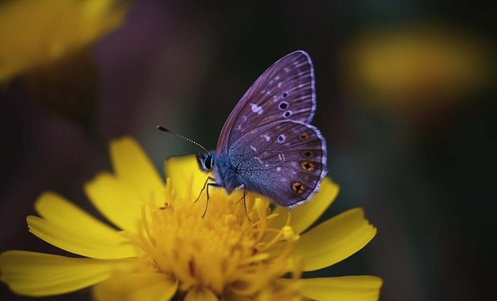 Meaning of Butterfly Colors Violet