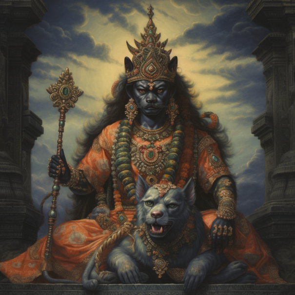 Hindu Dog God Spirit Bhairava
