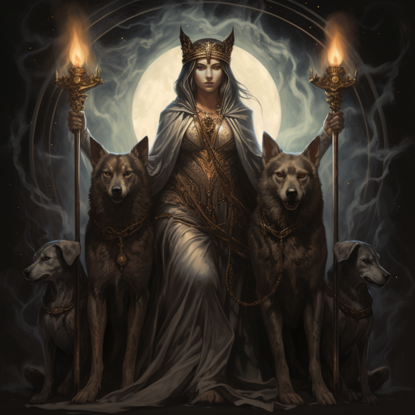 Pagan Dog Goddess Hecate