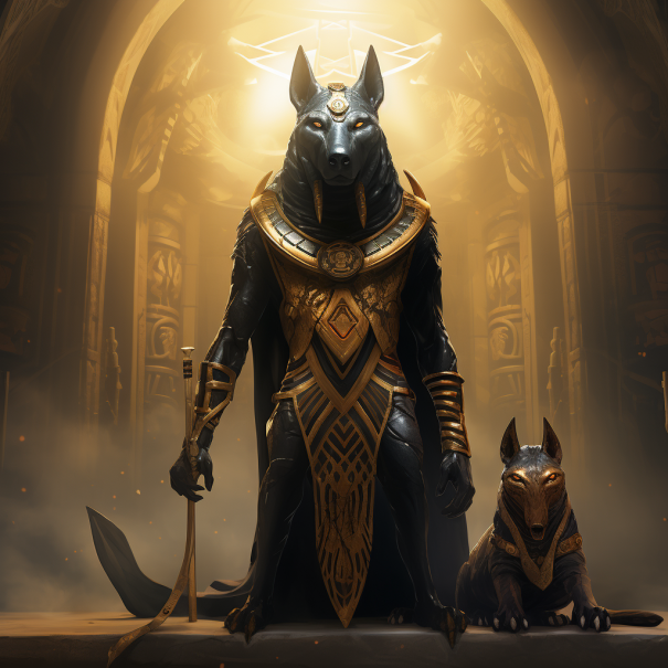 Egyptian Dog God Anubis