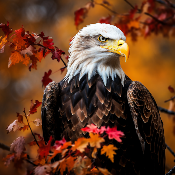 Spirit Animals of November Bald eagle
