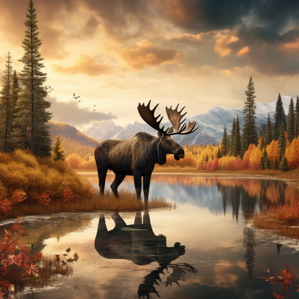 Spirit Animals of November Moose