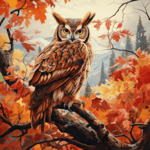 Spirit Animals of November Owl