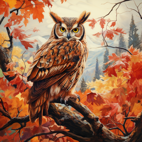 Spirit Animals of November Owl