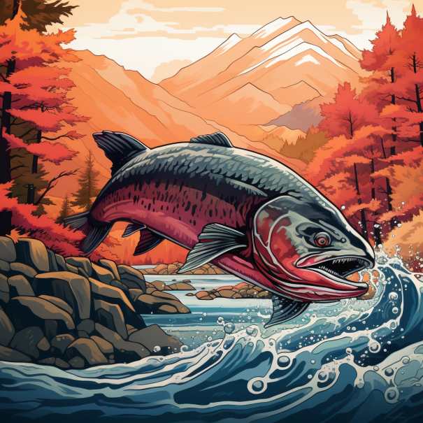 Spirit Animals of November Salmon