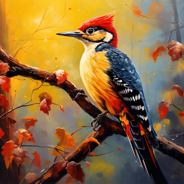 Spirit Animals of November Woodpecker
