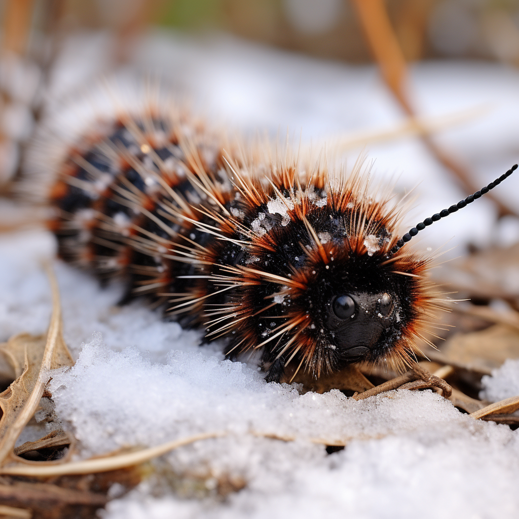 Spirit Animals of January Woolly Caterpillar