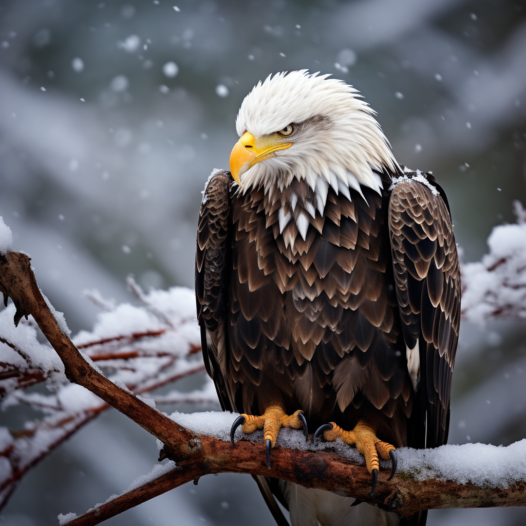 Birds of Winter Meaning Bald Eagle