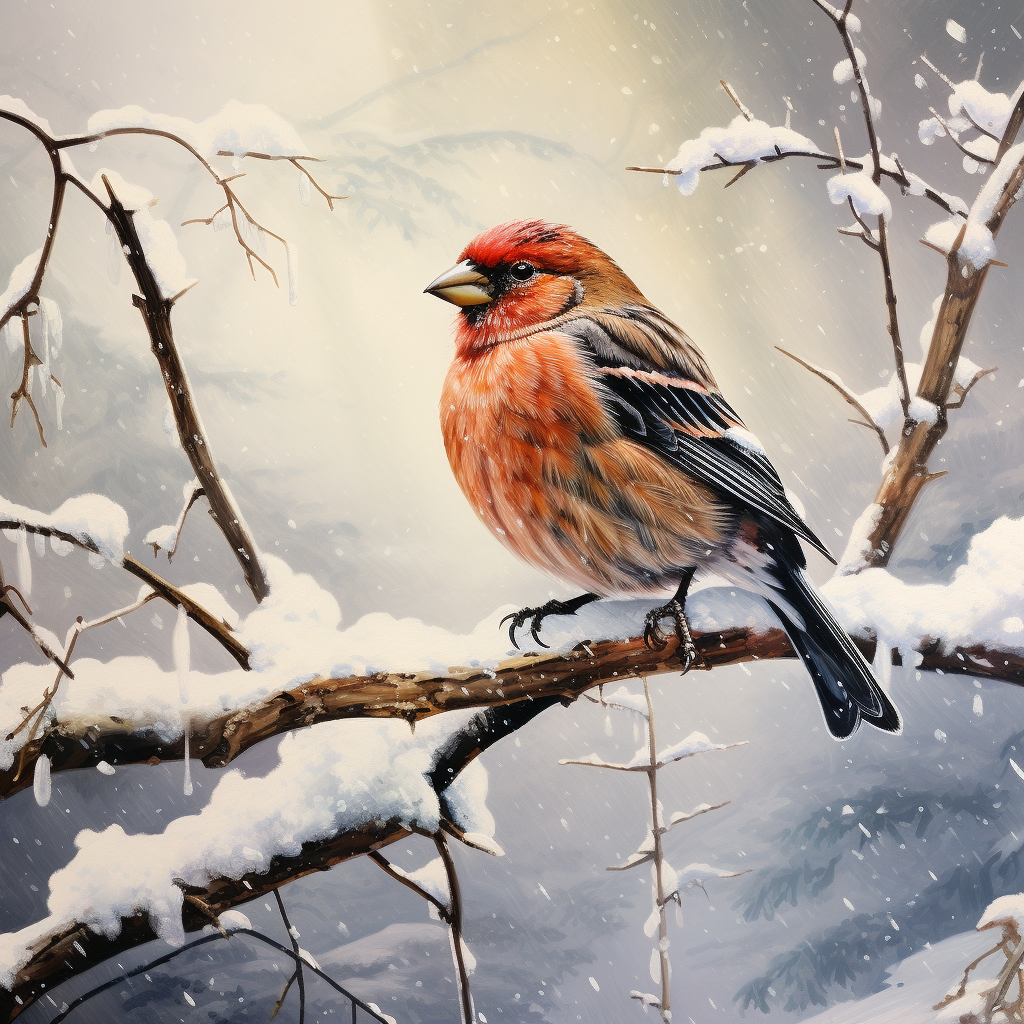 Birds of Winter Meaning Finch
