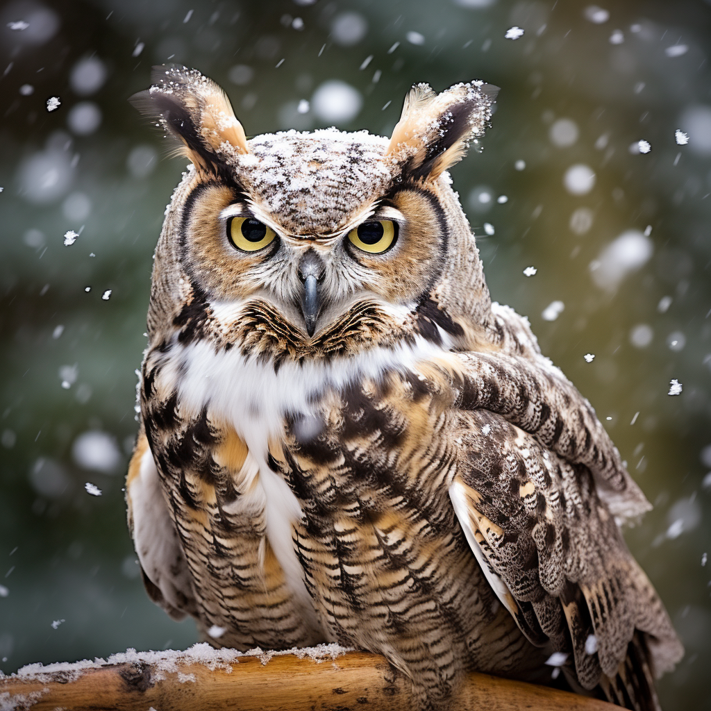 Birds of Winter Meaning Great Horned Owl