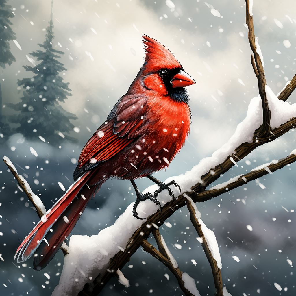 Birds of Winter Meaning Cardinal