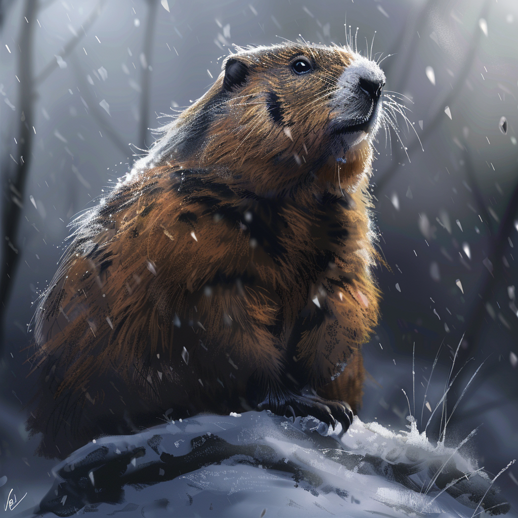 Groundhog Spirit Animal of February