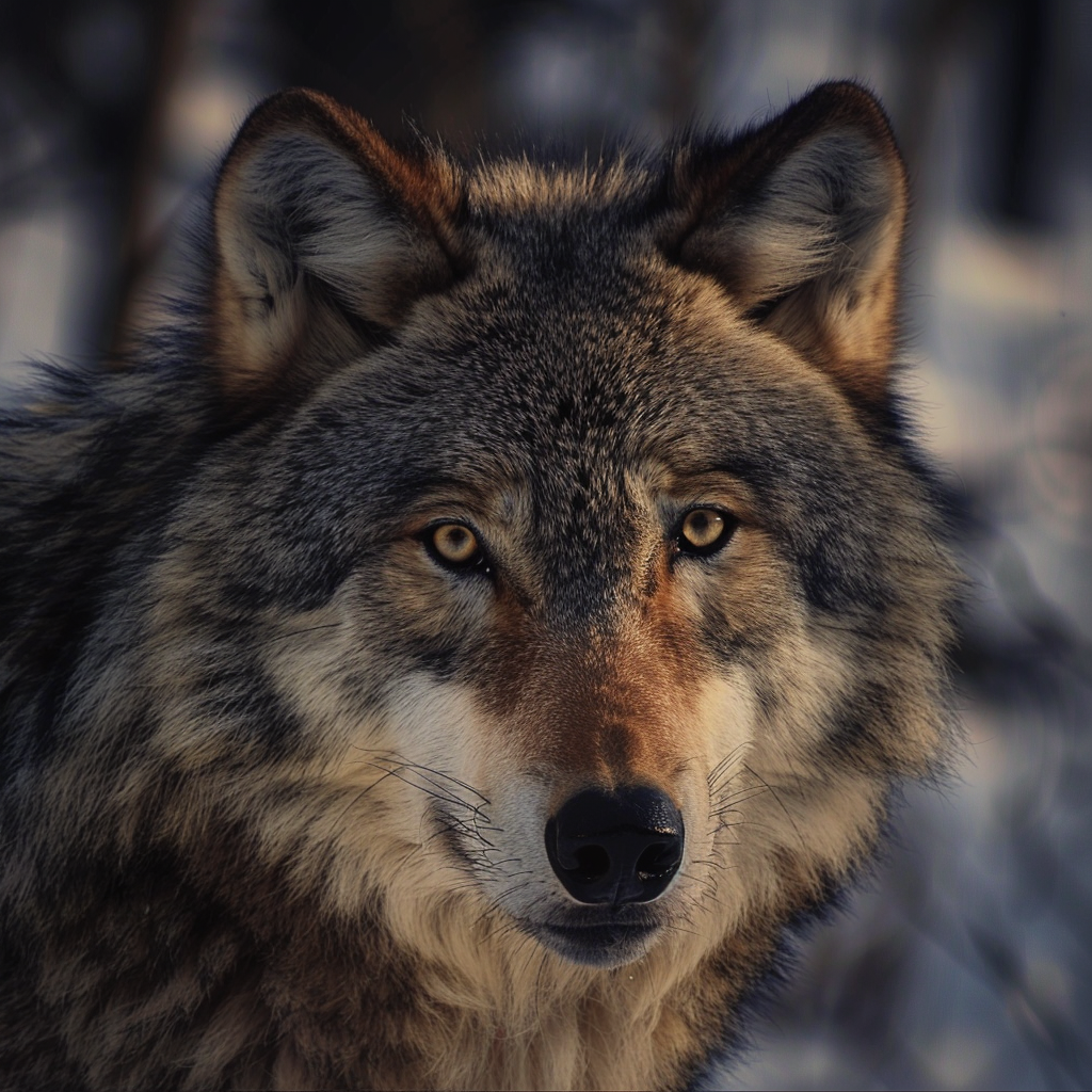 Wolf Spirit Animal of February