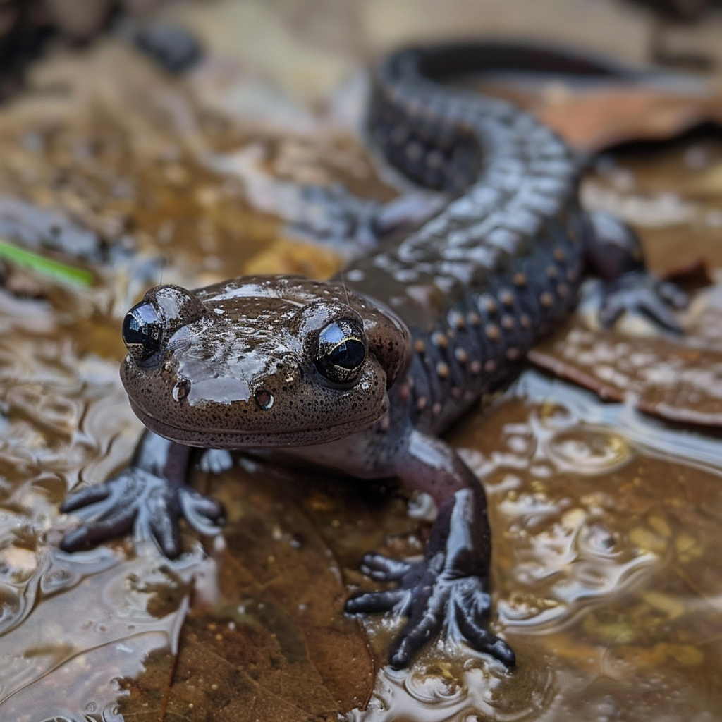 Spirit Animals of March -Mudpuppy Salamander