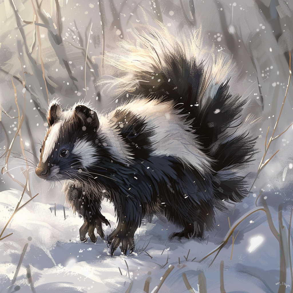 March Spirit Animals - Skunk