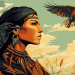Cherokee Hawk and Crow Story