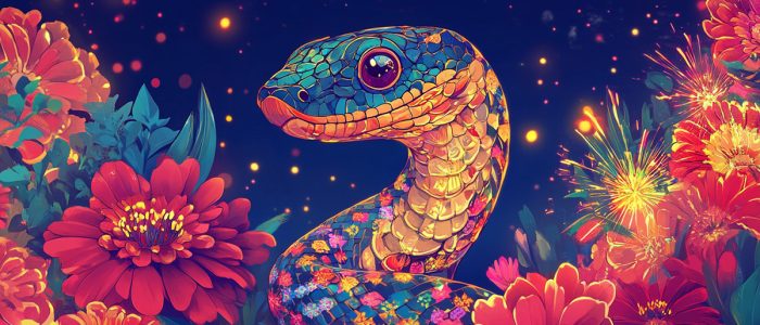 Wood Snake Symbolism Chinese Lunar New Year