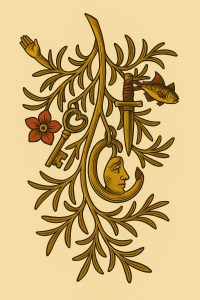 Warding off the evil eye: Cimaruta symbol (silver sprig)