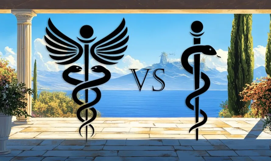 Mythdiagnosis: Understanding the Symbolic Differences Between Asclepius vs Caduceus