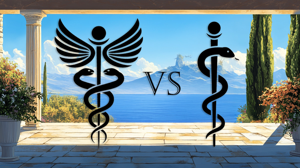 The Symbolic Differences Between Asclepius vs Caduceus