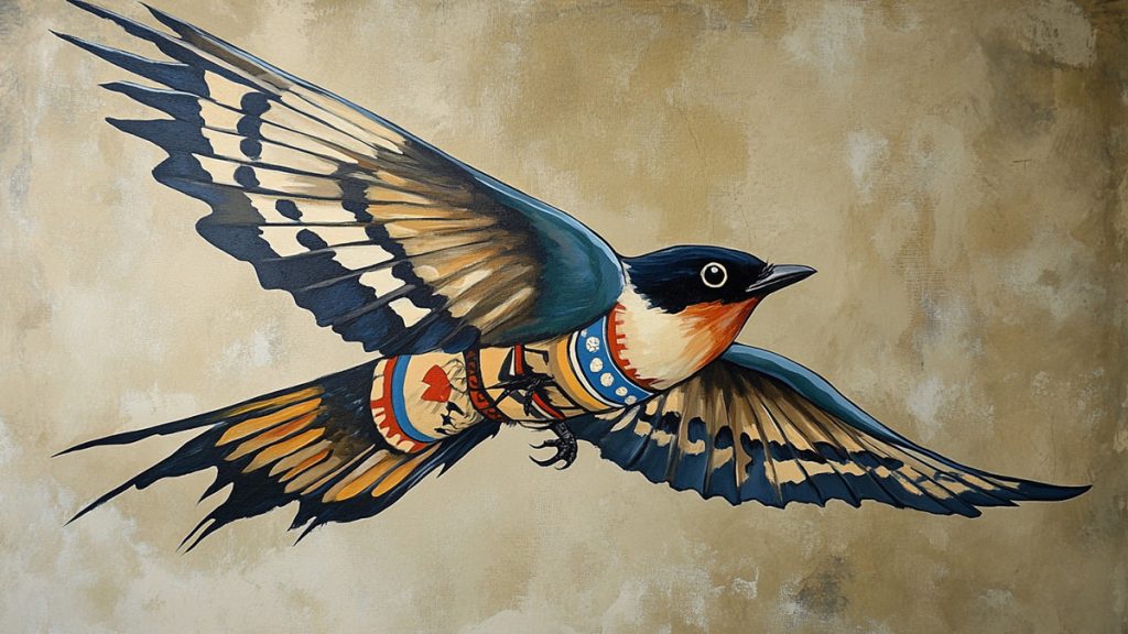 Native American Bird Signs Barn Swallow