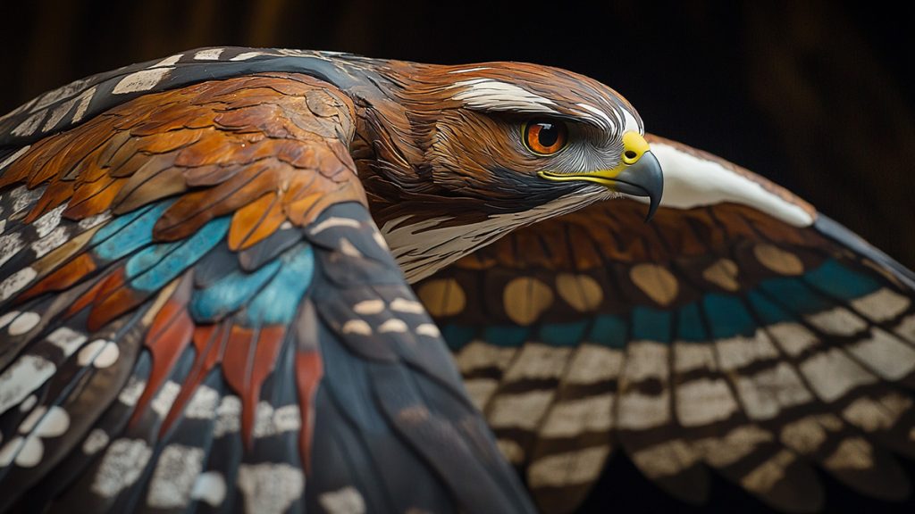 Native American Bird Signs Red-Tailed Hawk
