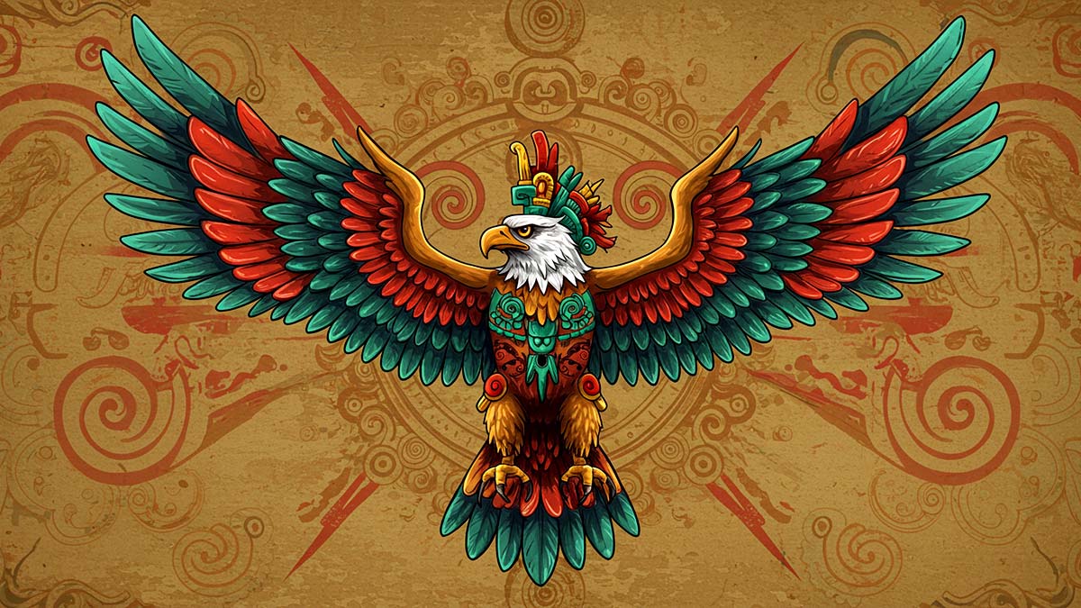 Cuauhtli Aztec Day Sign Eagle Aztec Astrology Sign Meaning
