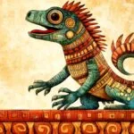 Cuetzpalin Aztec Day Sign Meaning in Aztec Astrology