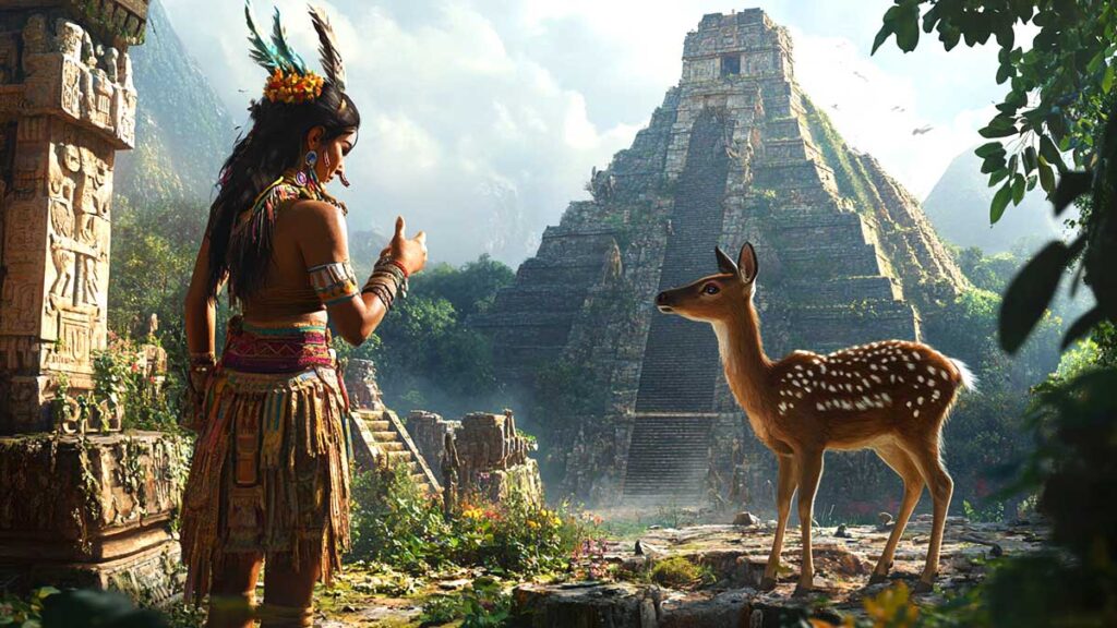 Mazatl Aztec Deer symbol