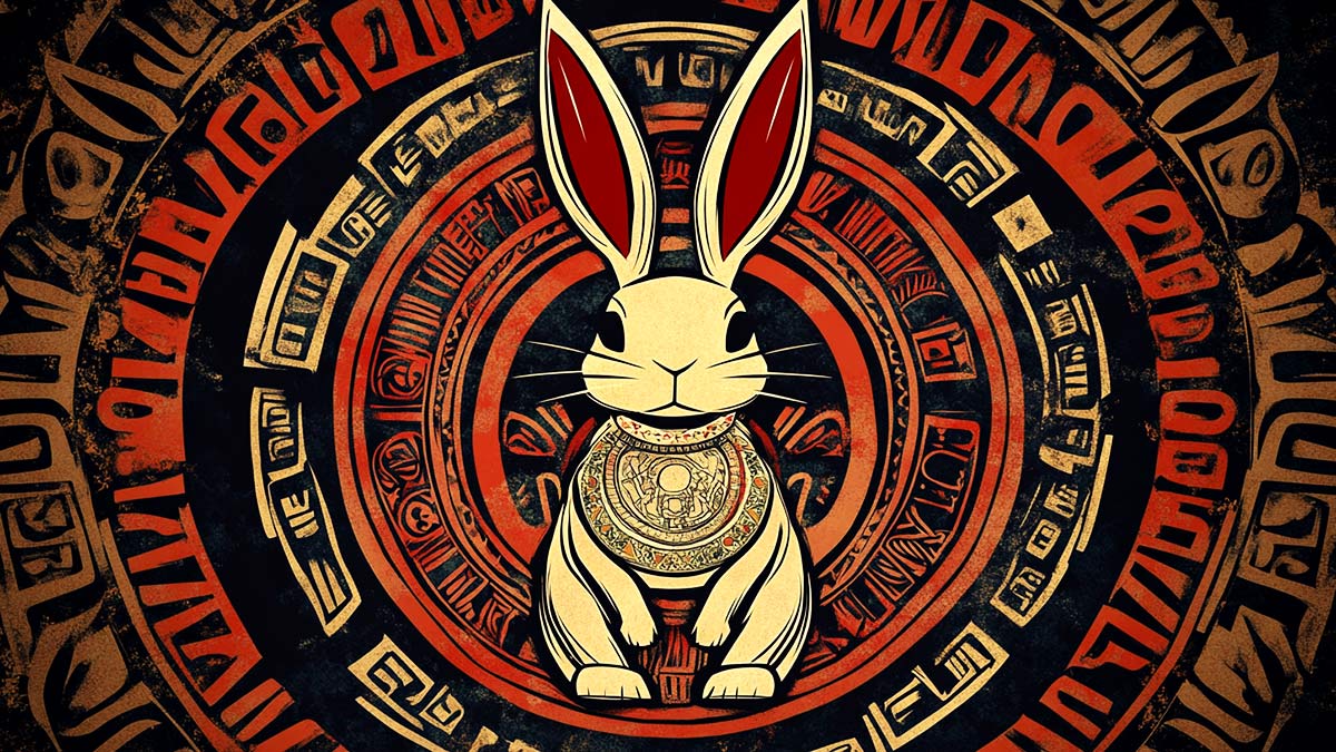 Tochtli Aztec Rabbit symbol: Aztec Astrology Sign