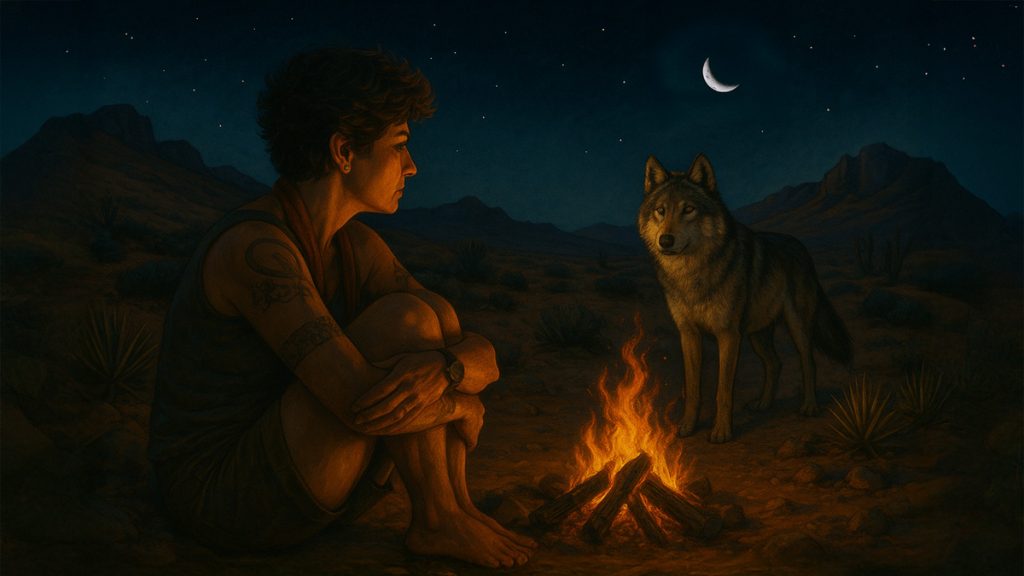 Avia's Personal Wolf Legend in the Arizona Desert