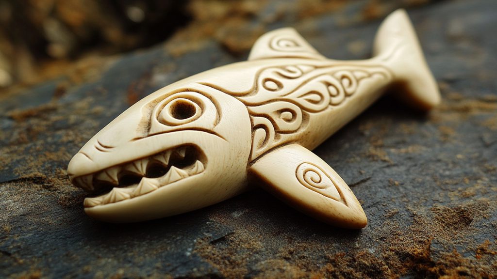 Mangō in Māori Carvings and Ta Moko