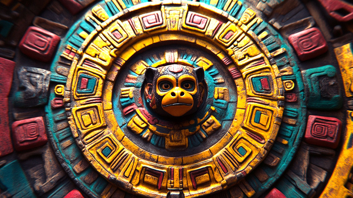 Ozomahtli Aztec Monkey Symbol Meaning